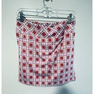 Golftini Womens Golf Skort Size Medium Pink Orange White